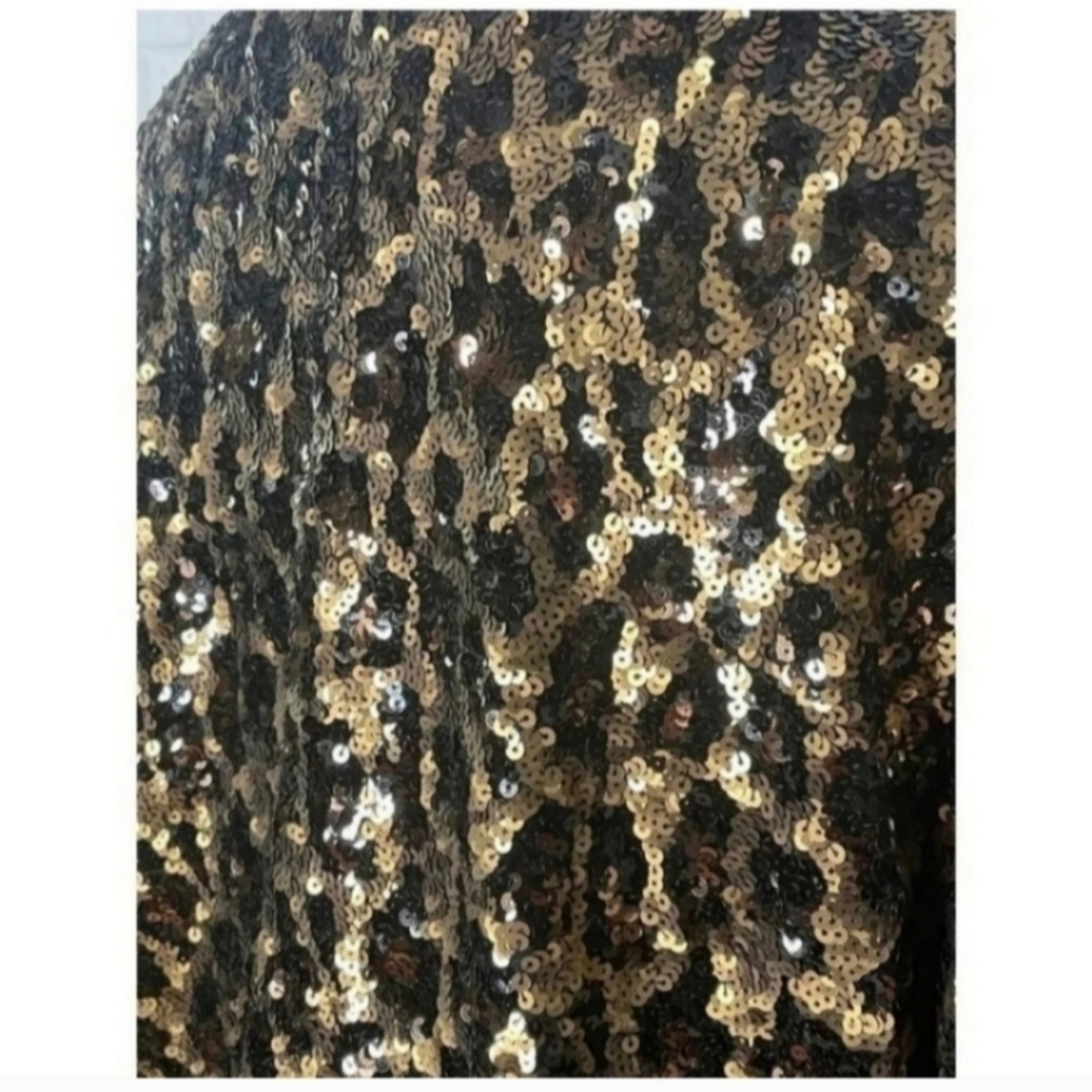 Alice + Olivia Kier Sequin Leopard Jacket Blazer Size XS - Picture 9 of 13